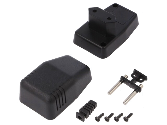 Behuizing: voor voedingseenheid; X: 40mm; Y: 66mm; Z: 40mm; ABS Behuizing: voor voedingseenheid; X: 40mm; Y: 66mm; Z: 40mm; ABS